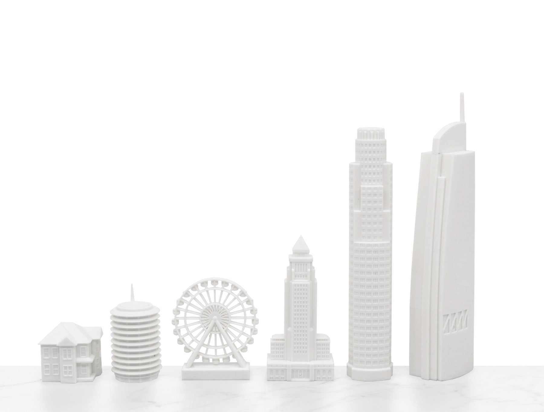 Chess Set Acrylic NEW YORK vs LOS ANGELES with Marble Hatch Board