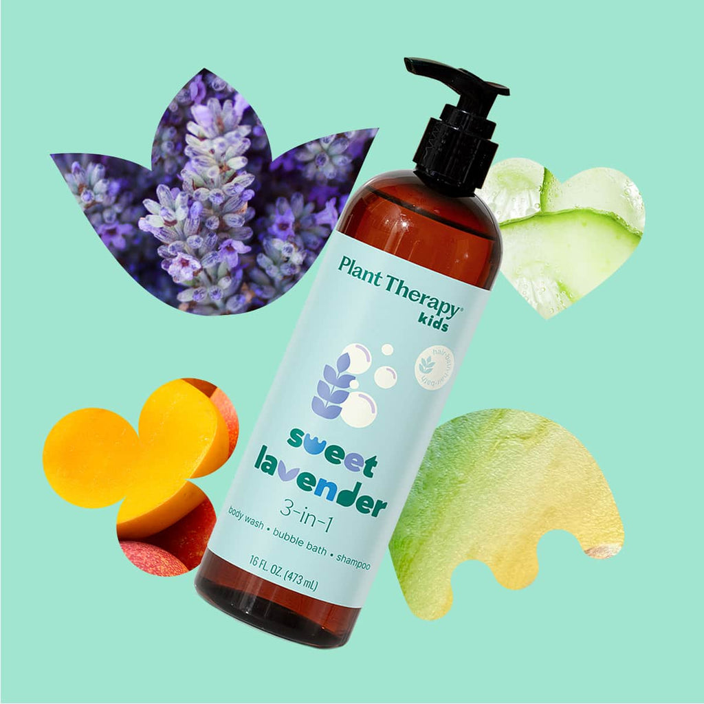 Sweet Lavender 3-in-1 Body Wash, Bubble Bath, Shampoo