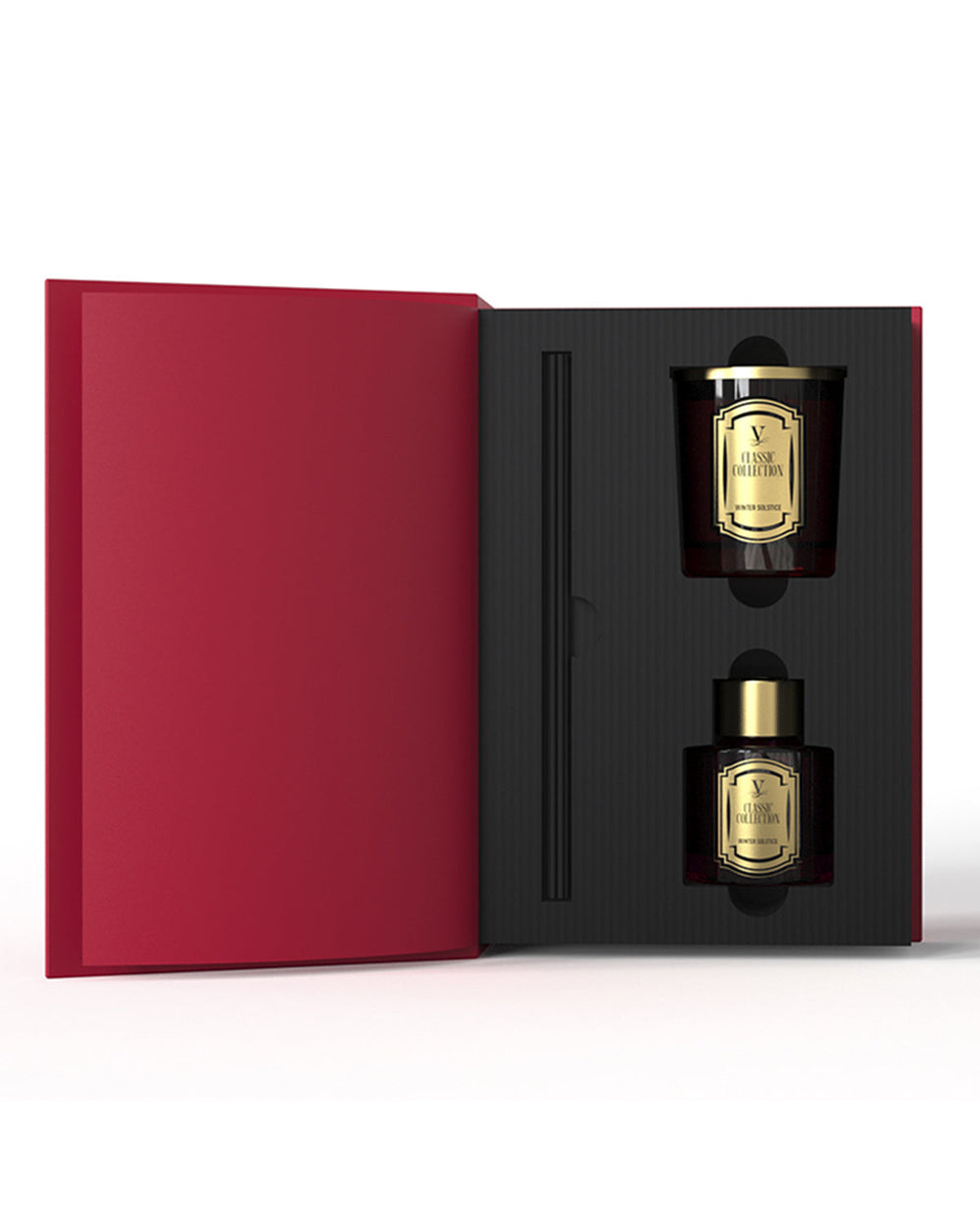 Gift Set CARDENAL WINTER SOLSTICE BOOK Candle 75gr/Diffuser 250ml