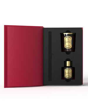 Gift Set CARDENAL WINTER SOLSTICE BOOK Candle 75gr/Diffuser 250ml