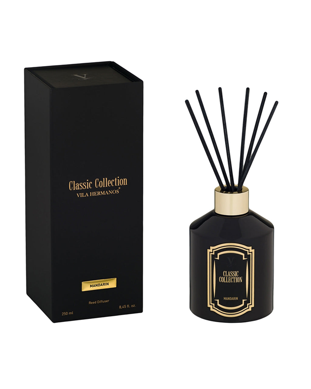 Villa Hermanos Luxury Reed Diffuser CLASSIC COLLECTION MANDARIN 8.4 oz