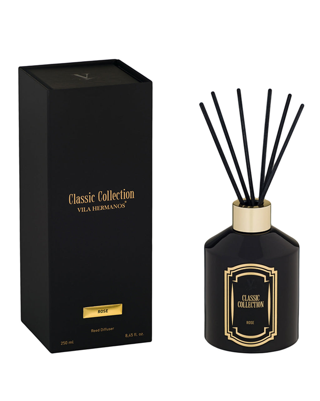 Villa Hermanos Luxury Reed Diffuser CLASSIC COLLECTION ROSE 8.4 oz
