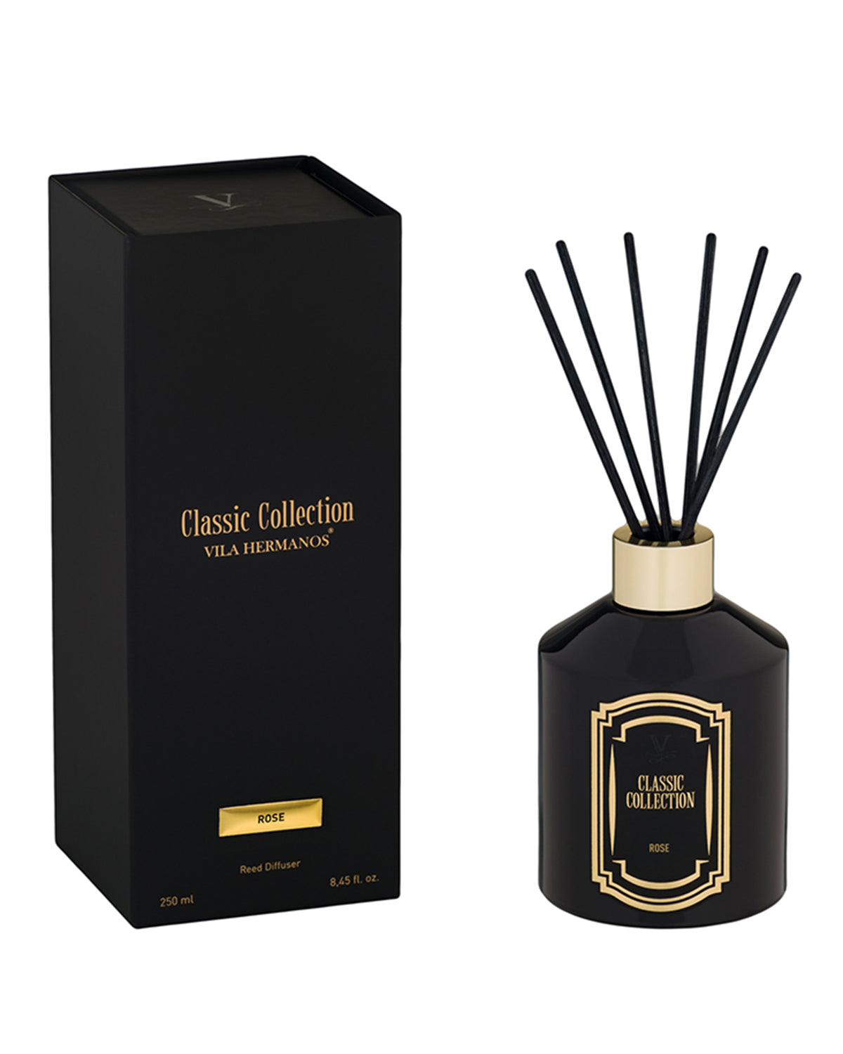 Villa Hermanos Luxury Reed Diffuser CLASSIC COLLECTION ROSE 8.4 oz