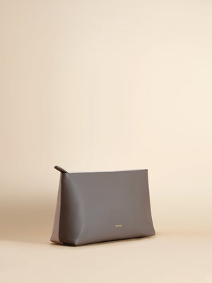 Two-Toned Jetsetter Toiletry Bag: Made With Recycled Leather