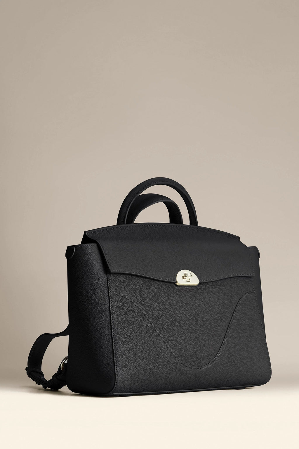 3-in-1 Style Backpack: Made With Sustainable Vegan Leather. Fits 16" in Laptop