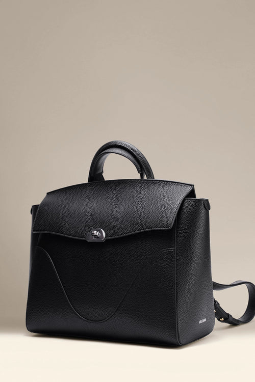 3-in-1 Style Backpack: Made With Sustainable Vegan Leather. Fits 16" in Laptop