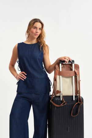 Coast Backpack: Sustainable Leather