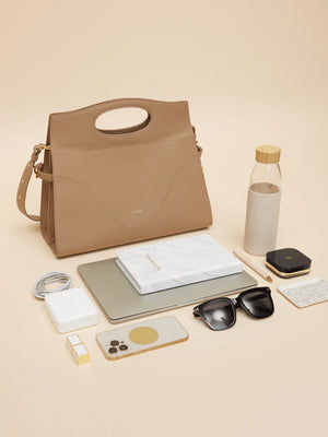 Captain Briefcase By Oleada: Sustainable Leather