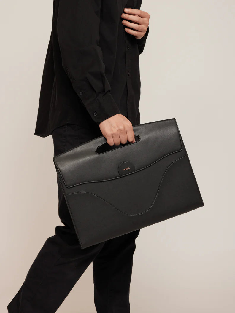 Custom Laptop Sleeve Program: Made With Recycled Leather. 50 Piece Minimum Order.