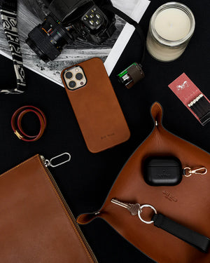 Genuine Leather Catchall Trays